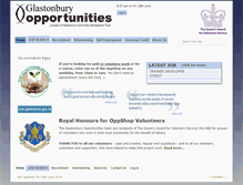 Tablet Screenshot of glastonburyopportunities.org